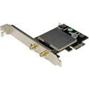 StarTech.com IEEE 802.11ac Wi-Fi Adapter for Desktop Computer, Video Server - TAA Compliant - PCI Express - 600 Mbit/s - 2.40 GHz ISM - 5 GHz UNII