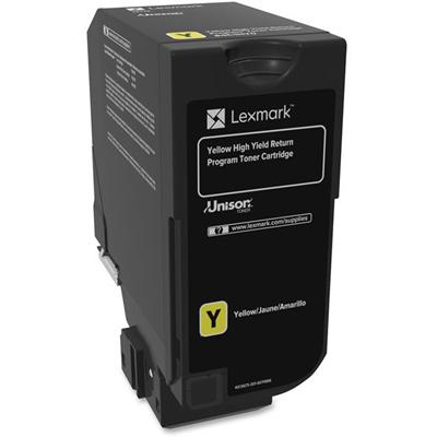 Lexmark Unison Original High Yield Laser Toner Cartridge - Yellow - 1 Each - 16000 Pages