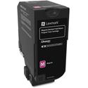 Lexmark Unison Original Standard Yield Laser Toner Cartridge - Magenta - 1 Each - 7000 Pages