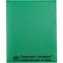 C-Line Classroom Connector Letter Report Cover - 8 1/2" x 11" - 2 Internal Pocket(s) - Green - 25 / Box