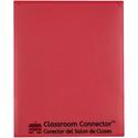 C-Line Classroom Connector Letter Report Cover - 8 1/2" x 11" - 2 Internal Pocket(s) - Red - 1 Box