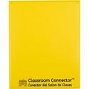 C-Line Classroom Connector Letter Report Cover - 8 1/2" x 11" - 2 Internal Pocket(s) - Yellow - 1 Box