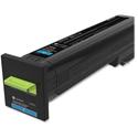 Lexmark Unison Original Extra High Yield Laser Toner Cartridge - Cyan - 1 Each - 22000 Pages