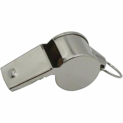 Champion Sports Medium Weight Metal Whistle - Silver - 1 Dozen