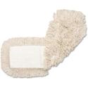 Genuine Joe Disposable Dust Mop Refill - 5" Width x 48" Length - Disposable, 4-ply, Cut Ends, Quick Drying, Launderable - Synthetic - Natural - 2.12 lb - 1 Each
