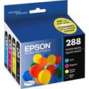 Epson DURABrite Ultra 288 Original Standard Yield Inkjet Ink Cartridge - Pigment Black, Pigment Cyan, Pigment Magenta, Pigment Yellow - 4 / Pack - 165 Pages Color, 175 Pages Black
