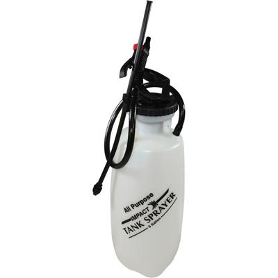Impact All-Purpose 3 Gallon Tank Sprayer - Suitable For Multipurpose - Wide Opening, Vertical Holder, Carrying Strap - 22.4" Height x 10" Width - 1 Each