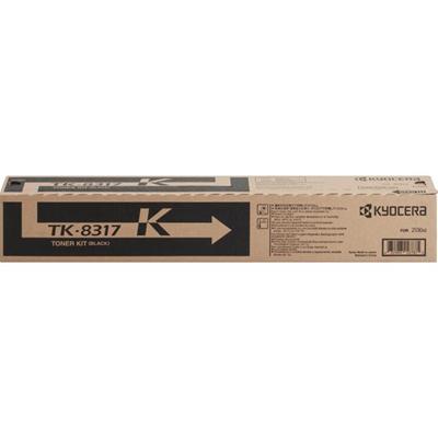 Kyocera TK-8317K Original Laser Toner Cartridge - Black - 1 Each - 20000 Pages