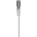 Belkin RJ45 Category 5e Patch Cable - 18 ft Category 5e Network Cable for Network Device - First End: 1 x RJ-45 Network - Male - Second End: 1 x RJ-45 Network - Male - 100 Mbit/s - Patch Cable - Gold Plated Contact - 24 AWG - White - 1 Each