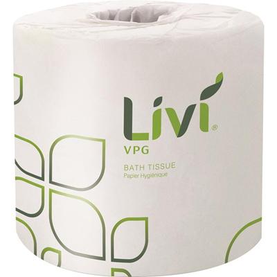 Livi Solaris Paper Two-ply Bath Tissue - 2 Ply - 4.06" Width x 3.66" Length - 500 Sheets/Roll - White - Virgin Fiber - 96 / Carton