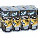Scott Heavy Duty Shop Towels - 11" Width x 10.40" Length - 60 Sheets/Roll - Blue - Hydroknit - 1 Carton