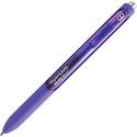 Paper Mate InkJoy Gel Pen - 0.7 mm Pen Point - Retractable - Purple Ink - Purple Barrel - 1 Dozen