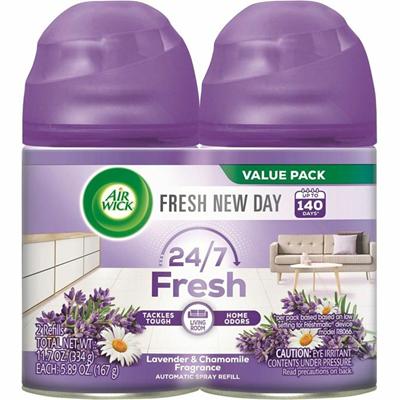 Air Wick Lavender Refill Pack - Aerosol - 5.90 oz - Lavender - 60 Day - Odor Neutralizer, Long Lasting - 1 Pack
