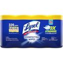 Lysol 4-pack Disinfecting Wipes - Lemon Lime Scent - Pre-moistened, Antibacterial, Disinfectant - White - 80/Tub - 4 / Pack