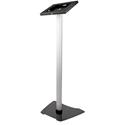 StarTech.com Secure Tablet Floor Stand - Anti-Theft - Up to 9.70" Screen Support - 3.30 lb Load Capacity - 41.70" Height x 16.10" Width - Floor - Plastic, Steel, Aluminum, Metal - Black, Silver - TAA Compliant