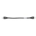 Black Box GigaTrue Cat.6 UTP Patch Network Cable - 9" Category 6 Network Cable for Patch Panel, Wallplate, Network Device - First End: 1 x RJ-45 Network - Male - Second End: 1 x RJ-45 Network - Male - 1 Gbit/s - Patch Cable - Gold Plated Contact - CM