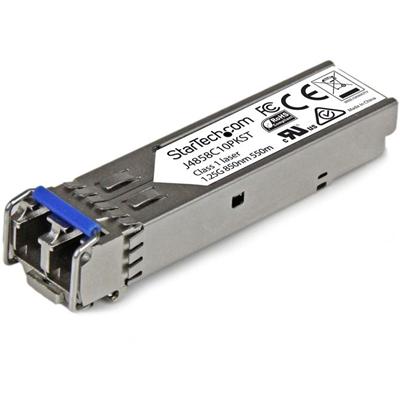 StarTech.com HP J4858C Compatible SFP Transceiver Module - 1000BASE-SX- 10 Pack - For Optical Network, Data Networking - 1 x LC Duplex 1000Base-SX Network - Optical Fiber - Multi-mode - 1.25 Gigabit Ethernet - 1000Base-SX - Hot-pluggable, Hot-swappab