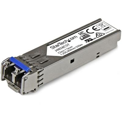 StarTech.com HP J4858C Compatible SFP Transceiver Module - 1000BASE-SX - For Optical Network, Data Networking - 1 x LC Duplex 1000Base-SX Network - Optical Fiber - Multi-mode - 1.25 Gigabit Ethernet - 1000Base-SX - Hot-pluggable, Hot-swappable - 1 Ea