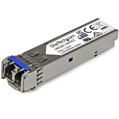 StarTech.com HP J4859C Compatible SFP Transceiver Module - 1000BASE-LX - 10 Pack - For Optical Network, Data Networking - 1 x LC Duplex 1000Base-LX Network - Optical Fiber - Multi-mode, Single-mode - 1.25 Gigabit Ethernet - 1000Base-LX - Hot-pluggabl