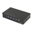 StarTech.com 4-Port DisplayPort KVM Switch - USB 3.0 - 4K - 4 Computer(s) - 1 Local User(s) - 3840 x 2160 - 11 x USB - 5 x DisplayPort - 1U - Rack-mountable, Desktop - TAA Compliant