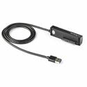 StarTech.com USB 3.1 (10 Gbps) Adapter Cable for 2.5in and 3.5in SATA SSD/HDD Drives - 1 x 22-pin Serial ATA - 1 x 9-pin USB 3.1 Type A - Male - Black - 1 Each