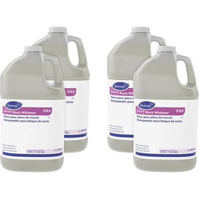 Diversey Suma Block Whitener - Ready-To-Use - 128 fl oz (4 quart) - Chlorine Scent - Non-corrosive - Yellow - 4 / Carton