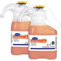 Diversey Stride Citrus HC Neutral Cleaner - Concentrate - 47.3 fl oz (1.5 quart) - Citrus Scent - Non Alkaline, Film-free, Phosphate-free - Orange - 2 / Carton