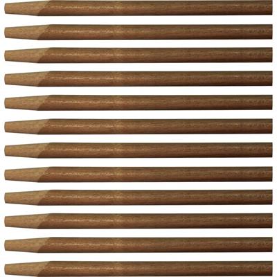 Genuine Joe Squeegee Handle - 60" Length x 1.13" Diameter - Natural - Wood - 12 / Carton