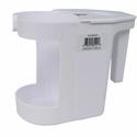 Genuine Joe Toilet Bowl Mop Caddy - White - 12 / Carton