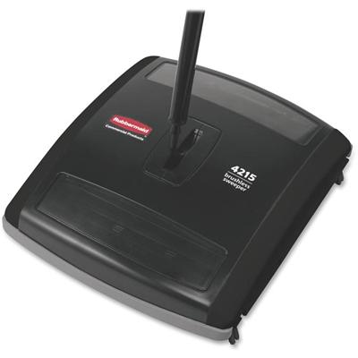 Rubbermaid Commercial Brushless Mechanical Sweeper - 7.50" Brush Face - Black - 1 Each