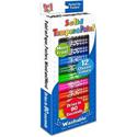 Kwik Stix Kwik Stix 12-color Solid Tempera Paint - 12 Color(s) - Red, Black, Blue, Yellow, Brown, Green - 12 / Set