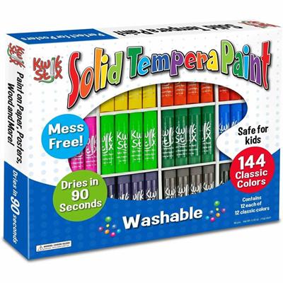 Kwik Stix Kwik Stix 144-Piece Tempera Paint Sticks - 144 Color(s) - Assorted - 1 Box