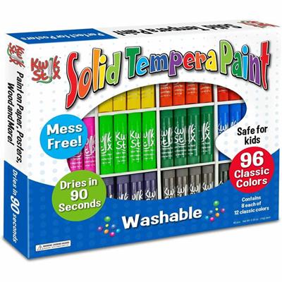 Kwik Stix Kwik Stix 96-Piece Tempera Paint Sticks - 96 Color(s) - Assorted - 1 Box