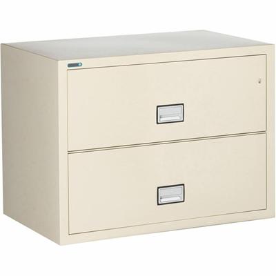 Phoenix World Class Lateral File - 2-Drawer - 38.8" Width x 23.6" Depth x 28.8" Height - 2 x Drawer(s) for File - Lateral - Fire Resistant, Explosion Resistant, Impact Resistant, Security Lock - Black