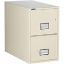Phoenix World Class Vertical File - 2-Drawer - 31" Width x 16.9" Depth x 28" Height - 2 x Drawer(s) for File - Letter - Vertical - Fire Resistant, Explosion Resistant, Impact Resistant, Security Lock - Putty