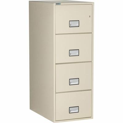Phoenix World Class Vertical File - 4-Drawer - 19.9" Width x 31" Depth x 54" Height - 4 x Drawer(s) for File - Legal - Vertical - Fire Resistant, Explosion Resistant, Impact Resistant, Security Lock - Putty