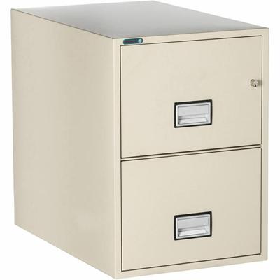 Phoenix World Class Vertical File - 2-Drawer - 19.9" Width x 31" Depth x 28" Height - 2 x Drawer(s) for File - Legal - Vertical - Fire Resistant, Explosion Resistant, Impact Resistant, Security Lock - Putty
