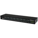 StarTech.com 16-Port USB-to-Serial Adapter Hub - External - USB - PC, Linux, Mac - 16 x Number of Serial Ports External - 1 - TAA Compliant
