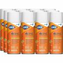 CloroxPro™ 4 in One Disinfectant & Sanitizer - 14 fl oz (0.4 quart) - Fresh Citrus Scent - Deodorize, Disinfectant - 12 / Carton