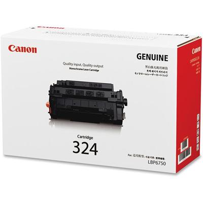 Canon 324 Original Standard Yield Laser Toner Cartridge - Black - 1 Each - 11000 Pages