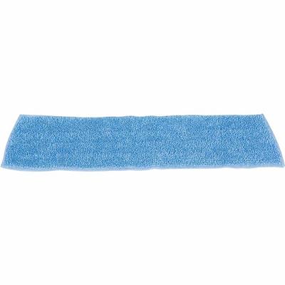 Rubbermaid Commercial Standard Microfiber Damp Mop - 5" Width x 18" Length - MicroFiber, Polyester, MicroFiber - Blue - 12 / Carton