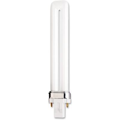 Satco 13W GX23 Pin-Based 2700K Compact Fluorescent Bulb - 13 W - 800 lm - T4 Size - Warm White Light Color - GX23 Base - 12000 Hour - 2700&deg;K Color Temperature - 82 CRI - Energy Saver - 50 / Carton