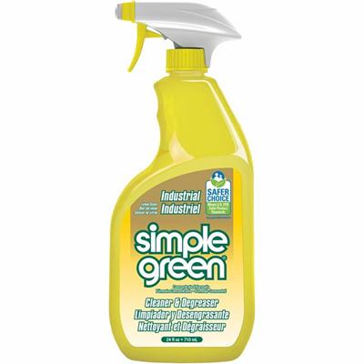 Simple Green Industrial Cleaner/Degreaser - Concentrate - 24 fl oz (0.8 quart) - Lemon Scent - Recommended For: Coffee Remover, Lipstick Remover, Ink Remover, Grease Remover - Non-toxic, Butyl-free, Phosphate-free, Non-abrasive, Non-corrosive, Deodor