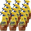 Zep Hardwood & Laminate Floor Cleaner - 32 fl oz (1 quart) - Fresh Scent - Non-sticky - Brown - 12 / Carton