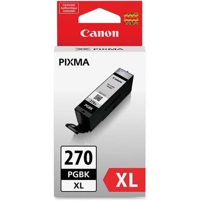 Canon PGI-270XL Original Inkjet Ink Cartridge - Pigment Black - 1 Each - Inkjet - Pigment Black - 1 Each