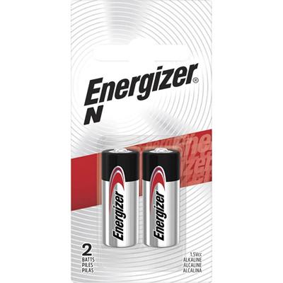 Energizer N Battery 2-Packs - For Multipurpose - N - 1000 mAh - 1.5 V DC - 2/Pack - 8 / Carton