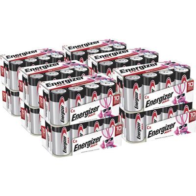 Energizer MAX Alkaline C Battery 8-Packs - For Multipurpose - C - 8/Pack - 12 / Carton