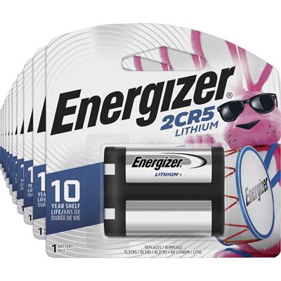 Energizer 2CR5 Lithium Photo Battery Boxes of 6 - For Multipurpose - 2CR5 - 1500 mAh - 6 V DC - 4 / Carton