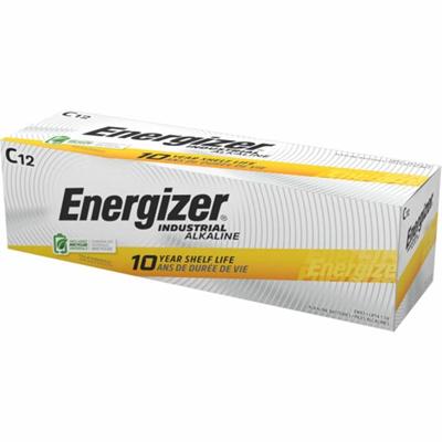 Energizer Industrial Alkaline C Battery Boxes of 12 - For Multipurpose - C - 8350 mAh - 12/Box - 6 / Carton