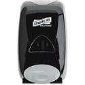 Genuine Joe Solutions Soap Dispenser - Manual - 1.32 quart Capacity - Black - 1 Each